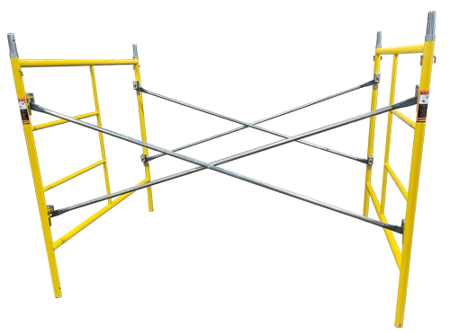5' x 5' x 7' BJ-Style Double Ladder Scaffold Frame Set - PSV-K450-7