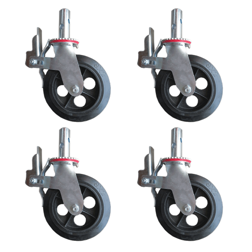 Set of 4 - 8" Locking Casters Wheels - PSV-K150