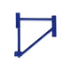 12" Scaffold Tube Side Bracket (1-Board) - PSV-217