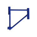12" Scaffold Tube Side Bracket (1-Board) - PSV-217