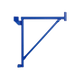 30" Scaffold Saddle Side Bracket (3-Board) - PSV-220B