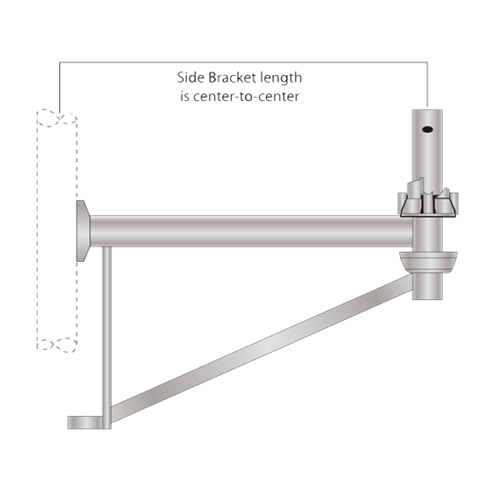 Cup Lock 1 Board Bracket w/Spigot