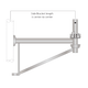 Cup Lock 3 Board Bracket w/Spigot