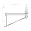 Cup Lock 3 Board Bracket w/Spigot