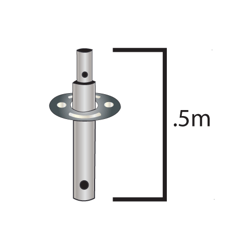 Ring Lock Scaffolding System with the 1-Ring 0.5M Standard Vertical