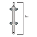 1.0M Pin & Ring Standard Vertical w/Spigot (2-Ring)