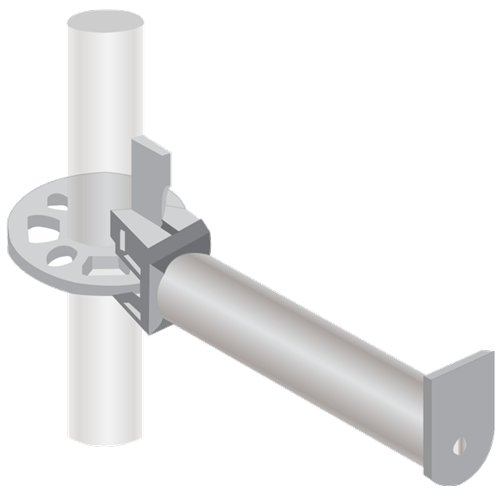 Pin & Ring 1-Board Side Bracket w/Spigot