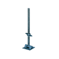 System Scaffold Screw Jack W/Swivel Base Plate - PSV-RL-9904