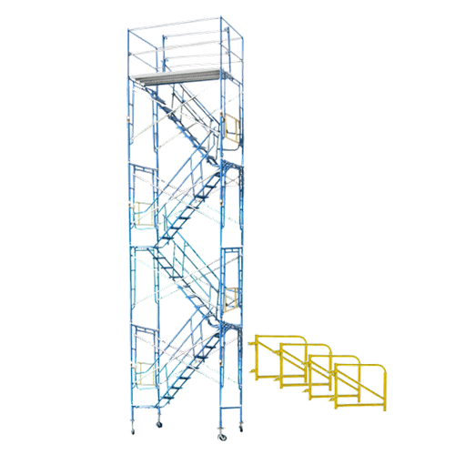 28' Rolling Scaffold Stair Tower (27'8"-28'10")