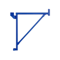 Soporte lateral para silla de andamio de 30" (3 tablas) - PSV-220B