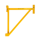 Soporte lateral extensible de tubo redondo de 20" - 30" - PSV-228AB
