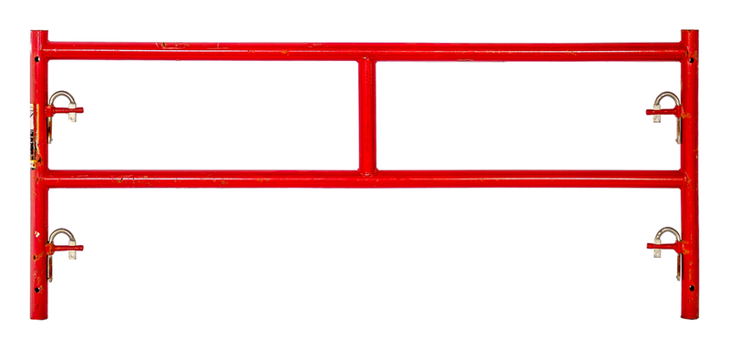 5' x 2' 1" W-Style Single Ladder Scaffold Frame w/CC Lock - PSV-408AC