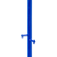 42" S-Style Female Scaffold Guard Rail Post w/Flip Lock - PSV-530BF