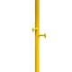 42" Male Guard Rail Post for BJ-Style Frame (Yellow) - PSV-540A-FL-YL