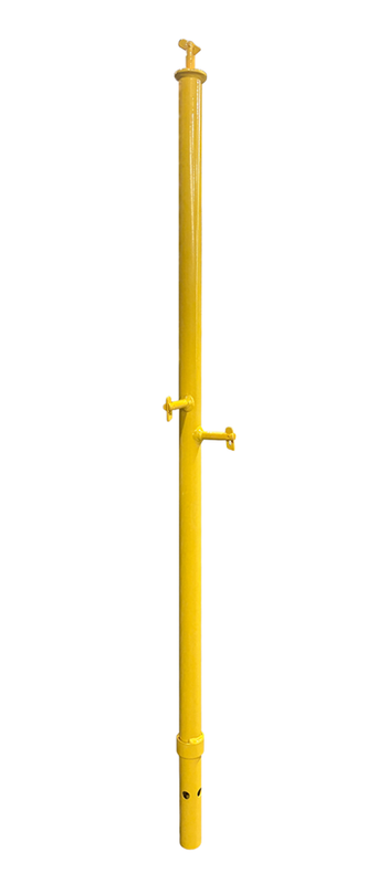 42" Male Guard Rail Post for BJ-Style Frame (Yellow) - PSV-540A-FL-YL