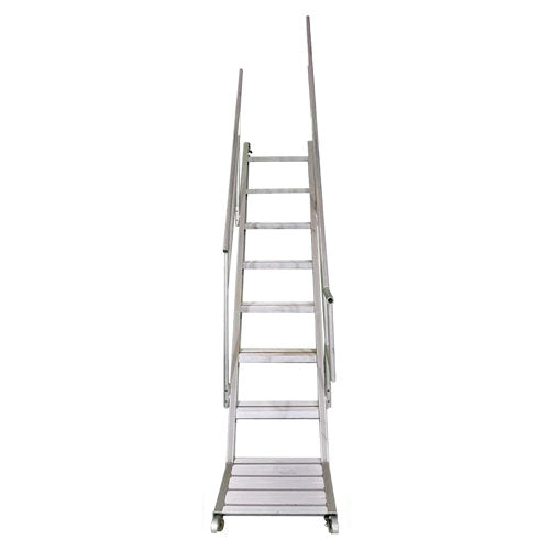 7' x 6' 4" Aluminum Internal stair unit with handrails - PSV-941B