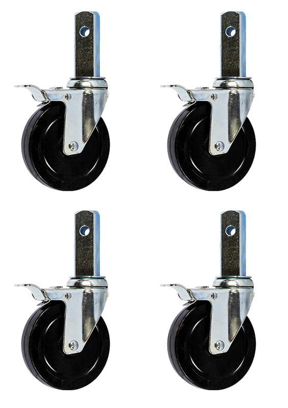 Juego de 4 ruedas giratorias con bloqueo de 8" - PSV-150-4Set