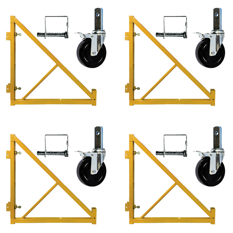 Set of 4 - 30" Steel Outrigger for Multi-Purpose Scaffold Unit - PSV-K208