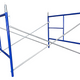 Conjunto de marco de paso en forma de S de 3' de ancho x 6'4" de alto x 7' de largo - PSV-K601-7