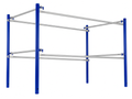 Conjunto de marco de paso en forma de S de 3' de ancho x 6'4" de alto x 7' de largo - PSV-K601-7