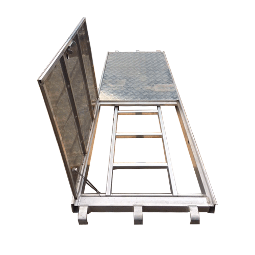 10' x 28ft Aluminum Hatch Deck with Ladder