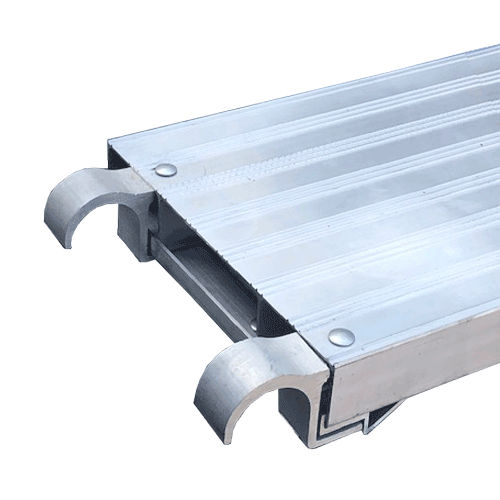 Plataforma de andamio de aluminio de 8 PC 7' x 19 con cubiertas de madera  contrachapada (8)