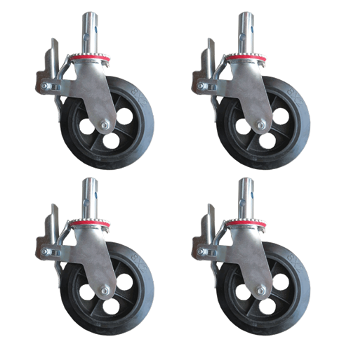 Set of 4 - 8" Locking Casters Wheels - PSV-150-4Set