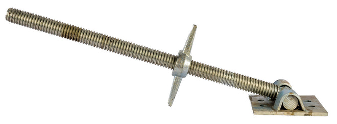 24" x 1-1/4" Screw Jack w/Swivel Base Plate - PSV-171
