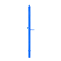 42" S-Style Male Scaffold Guard Rail Post - PSV-540B