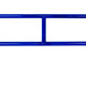 5' x 2' V-Style Single Ladder Scaffold Frame - PSV-664B