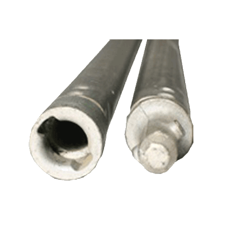 8' Scaffold Tube With End Fittings