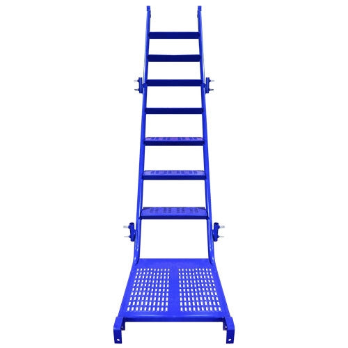 Escalera y soporte de escalera para andamios