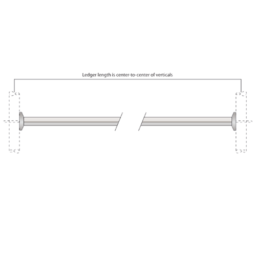 Cup Lock 10' Single Ledger