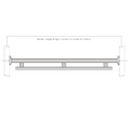 Cup Lock 5' Double Ledger - PSV-CL-8505N