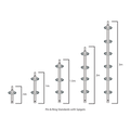 1.0M Pin & Ring Standard Vertical w/Spigot (2-Ring)