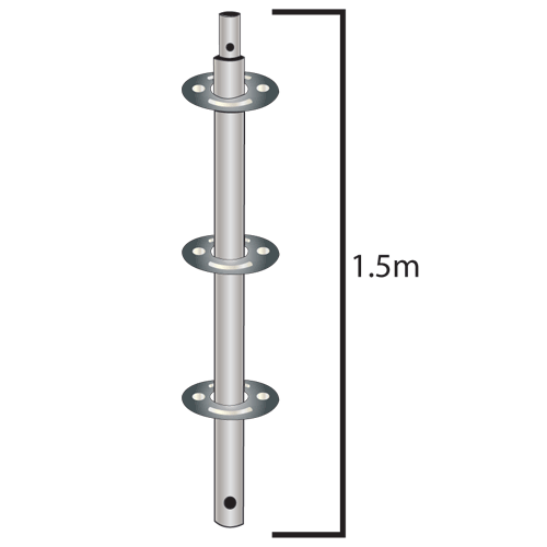 3-Ring 1.5M Standard Vertical | Ring Lock Scaffolding System ...