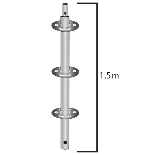 3-ring 1.5M Standard Vertical Ring Lock Scaffolding System.